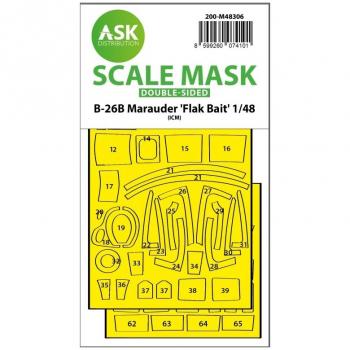 ASK Art Scale Kit M48306 B-26B Marauder Masks - ICM