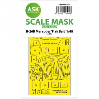 ASK Art Scale Kit M48307 B-26B Marauder Masks - ICM
