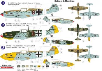 AZ Model AZ7663 Messerschmitt Bf 109E-7 Trop
