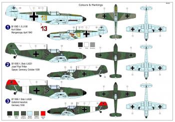 AZ Model AZ7803 Bf 109E-1 - Experten 1