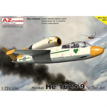 AZ Model AZ7839 Heinkel He 162S-9 - V-Tail Jet
