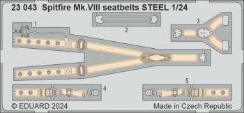Eduard 23043 Spitfire Mk. VIII Seatbelts - Airfix