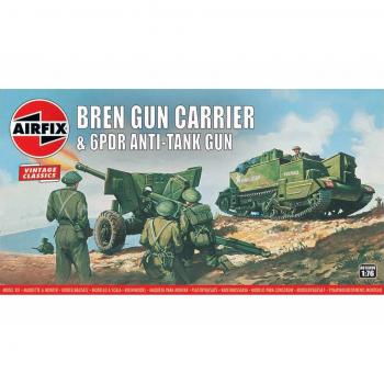 Airfix A01309V Bren Gun Carrier + 6PDR