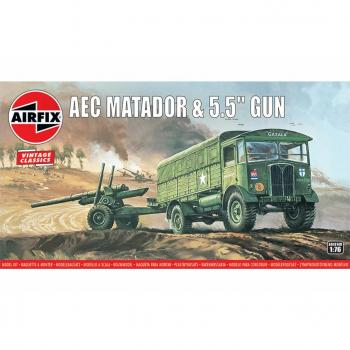 Airfix A01314V AEC Matador & 5.5inch Gun