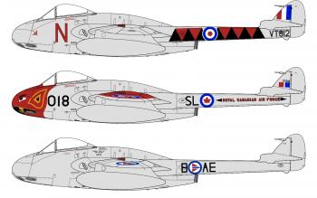 Airfix A06107 De Havilland Vampire F.3