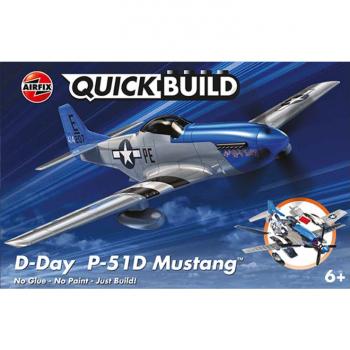 Airfix J6046 QUICKBUILD D-Day P-51D Mustang