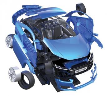 Airfix J6054 QUICKBUILD Audi TT Coupe