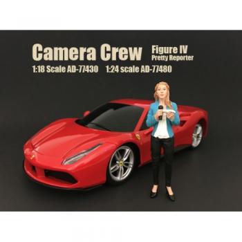 American Diorama AD-77480 Camera Crew IV - Pretty Reporter