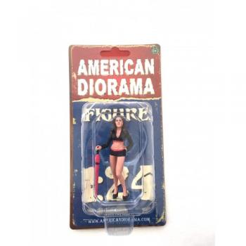 American Diorama AD-77486 Team Pink - Umbrella Girl II