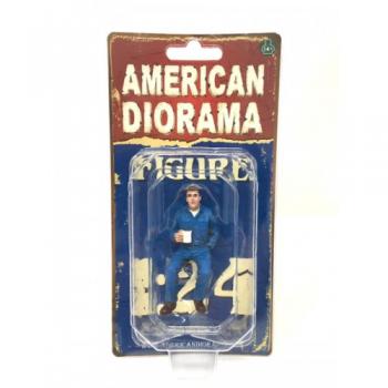 American Diorama AD-77500 Mechanic - Johnny Drinking Coffee