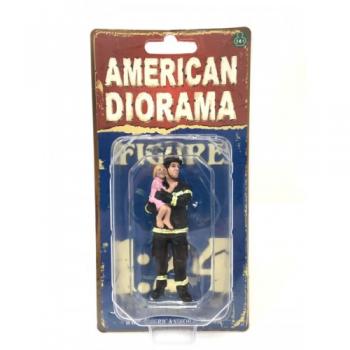 American Diorama AD-77510 Firefighter - Saving Life
