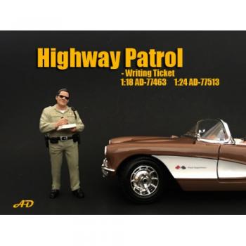 American Diorama AD-77513 Highway Patrol - Writing Ticket