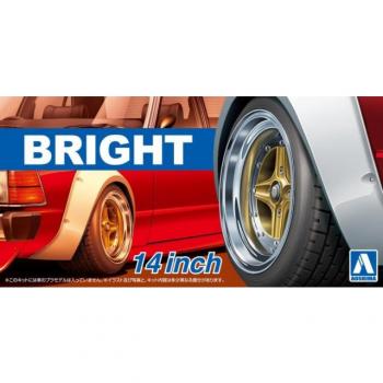 Aoshima 20298 14 Inch Bright Wheels