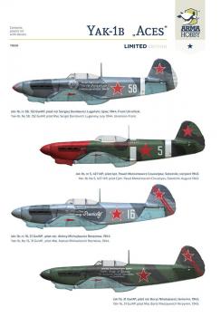 Arma Hobby 70030 Yakovlev Yak-1b Soviet Aces