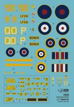 Arma Hobby 70036 Hurricane Mk IIc