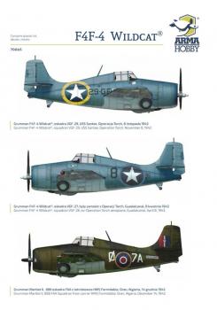 Arma Hobby 70065 F4F-4 Wildcat - Operation Torch