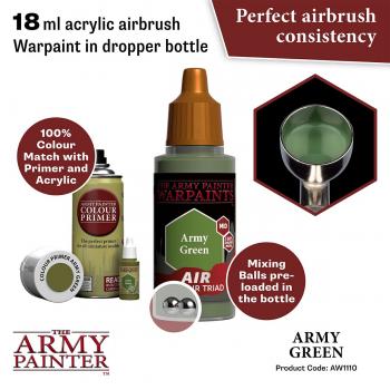 Army Painter AW1110 Warpaints Air - Army Green