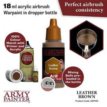 Army Painter AW1123 Warpaints Air - Leather Brown
