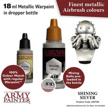 Army Painter AW1129 Warpaints Air - Shining Silver