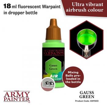 Army Painter AW1503 Warpaints Air Fluorescent - Gauss Green