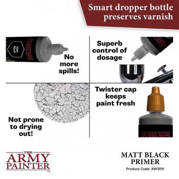 Army Painter AW2011 Air Primer Black 100 ml