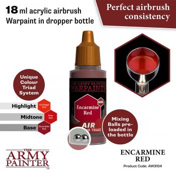 Army Painter AW3104 Warpaints Air - Encarmine Red