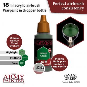 Army Painter AW3111 Warpaints Air - Savage Green