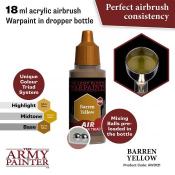 Army Painter AW3121 Warpaints Air - Barren Yellow