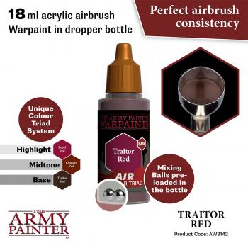 Army Painter AW3142 Warpaints Air - Traitor Red