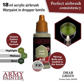 Army Painter AW4110 Warpaints Air - Drab Green