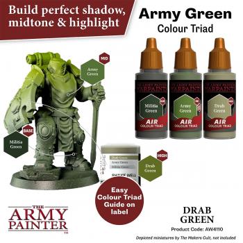 Army Painter AW4110 Warpaints Air - Drab Green