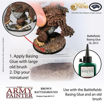 Army Painter BF4111 Basing: Brown Battleground