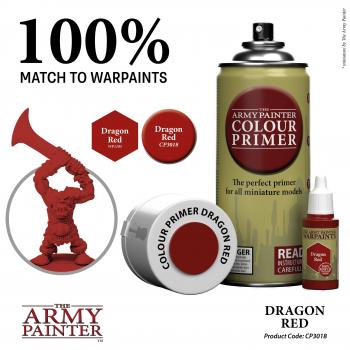 Army Painter CP3018 Colour Primer - Dragon Red