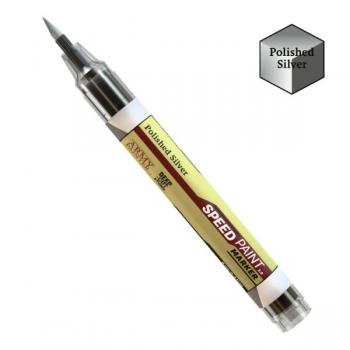 Army Painter SM1017 Speedpaint Marker - Polished Silver