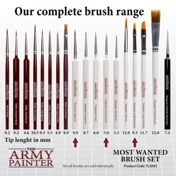 Army Painter TL5043 Most Wanted Brush Set