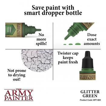 Army Painter WP1484 Warpaints Metallics - Glitter Green