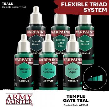 Army Painter WP3044 Warpaints Fanatic - Temple Gate Teal