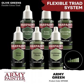 Army Painter WP3068 Warpaints Fanatic - Army Green