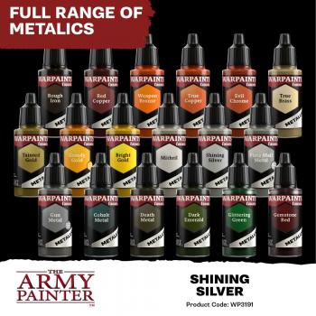 Army Painter WP3191 Warpaints Fanatic - Shining Silver