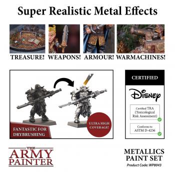 Army Painter WP8043 Metallics Paint Set