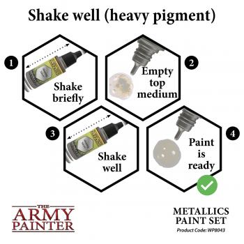 Army Painter WP8043 Metallics Paint Set