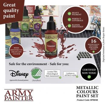 Army Painter WP8048 Metallic Colours Paint