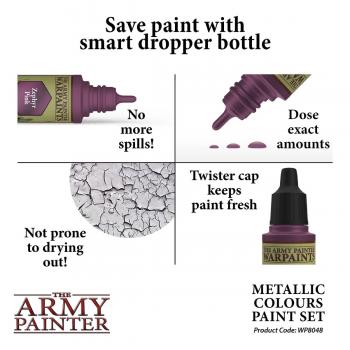 Army Painter WP8048 Metallic Colours Paint