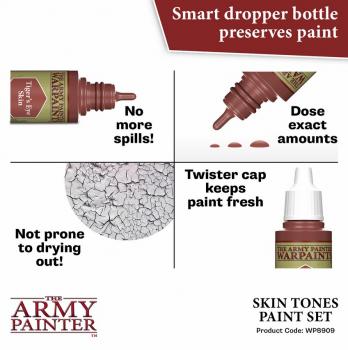 Army Painter WP8909 Skin Tones Paint Set