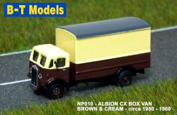 B-T Models NP010 Albion CX Boxvan