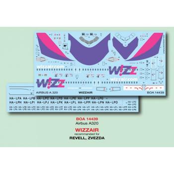 BOA Decals BOA14439 Airbus A320 - Wizzair