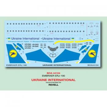 BOA Decals BOA44104 Embraer ERJ-190 - Ukraine