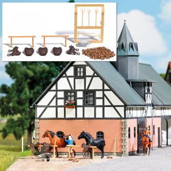 Busch 1027 Riding Stable Equipment