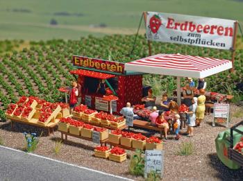 Busch 1073 Strawberry Stand