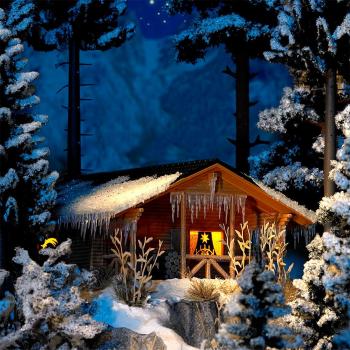 Busch 1085 Winter Cottage